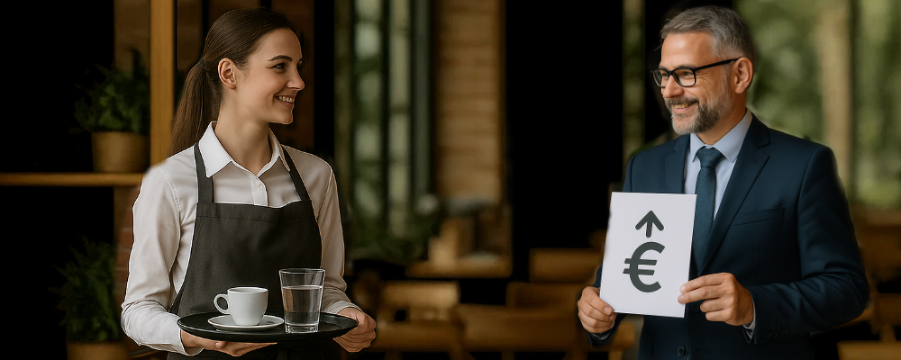 Loonsverhoging in de horeca Loonsverhoging in de horeca
