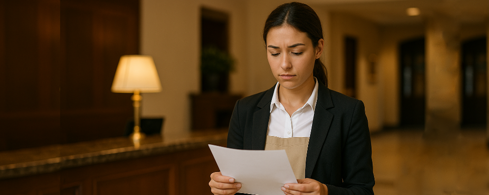 Ontslagbrief voorbeeld horeca Ontslagbrief voorbeeld horeca